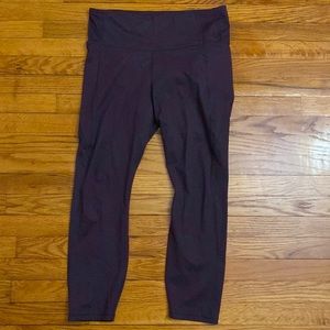 All in motion, purple (grape) leggings, size xl